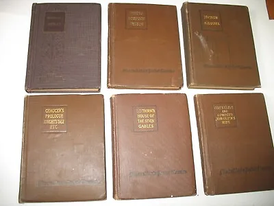 Set Of 6 Macmillan's Pocket Classics 1920-1928 ~ Small Hardcover Antique Books • $22.99