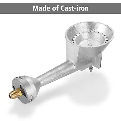 High Pressure Propane Cast-Iron Round Burner Head With Orifice Brass Fitting • $22.99