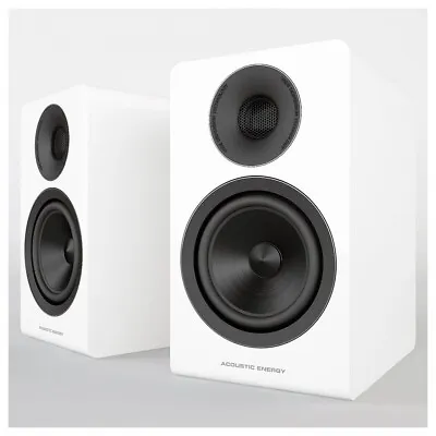 Acoustic Energy AE300 Bookshelf Speakers (Pair) Gloss White • £649