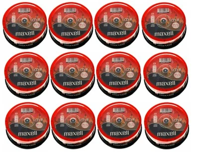 £86.99 • Buy 300 Maxell Cd Cd-r 80 Mins Xl-ii Digital Audio Recordable Blank Music Discs