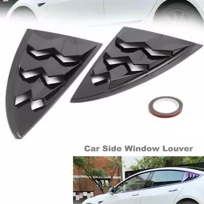 2Pcs Car Side Window Louver Scoop Vent Hood Air Vent Trim Cover For SUV Truck • $47.41