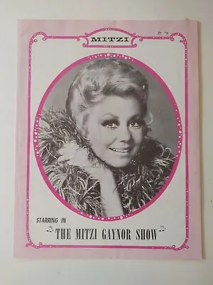 Rare 1976 The MITZI GAYNOR Show Magazine Program With Playbill Only One On Ebay • $24.99