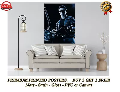 £4.20 • Buy Terminator 2 Judgement Day Classic Movie Art Poster Print Gift A0 A1 A2 A3 A4