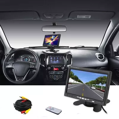 7  LCD TFT Color Screen Car Monitor DVD DVR For Car Rear View Backup Camera USA • $40.88