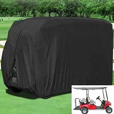 Lmeison 4 Passenger Golf Cart Cover Waterproof 4 Seater Outdoor Golf Roof 80  • $56.43