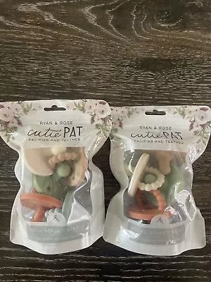 Lot Of 10: Ryan & Rose Cutie Pat Stage 1 Round And Bulb Pacifiers • $44.99