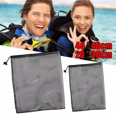 Carrying Mesh Laundry Bag Fashion Design Net Wash Bags Z0Z9 Durable TOP X3A8 • £2.78