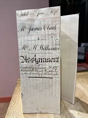 Antique Late 19th Century Leasehold Indenture - June 1898. • £7.99