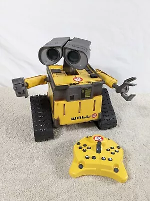 Disney Pixar Wall-E Thinkway Remote Control RC Toy W/ U-Command 9.5'' Tested • $95