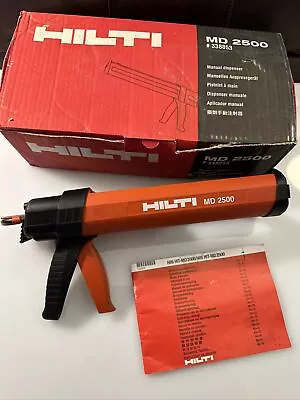 HILTI MD 2500 Epoxy Sealant Adhesive Caulk Dispenser Industrial Gun TOOL ONLY • $39