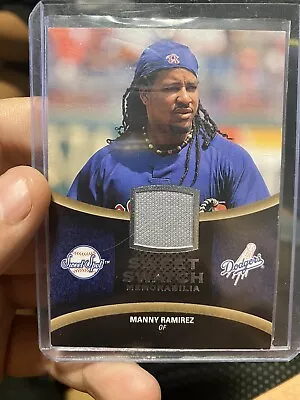 2008 Upper Deck Sweet Spot Sweet Swatch Memorabilia Jersey Manny Ramirez • $7