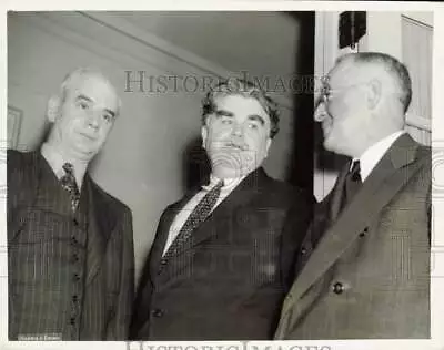 1938 Press Photo Union Heads Philip Murray John Lewis And Thomas Kennedy In DC • $9.99