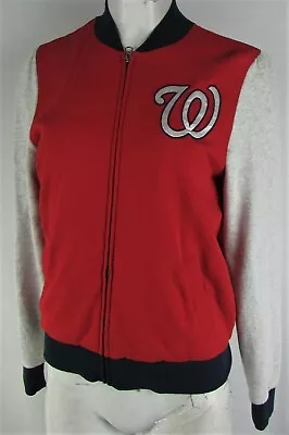 Washington Nationals MLB Touch Women's Full-Zip Varsity Bomber Jacket • $24.98