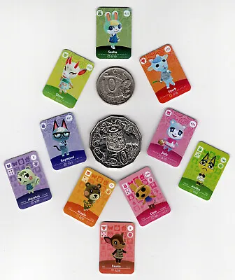 $14.95 • Buy Animal Crossing ACNH Mini Amiibo Villager Cards