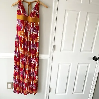 T-Bags Los Angeles Revolve Halter Braided Dress Geometric Print Size Medium • $35