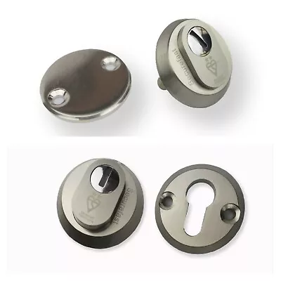 High Security Door Escutcheon 2 Star Rated For Double Or Single Euro Cylinders • £14