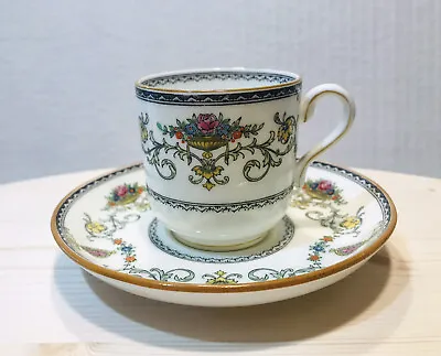 MINTON China TALBOT Pattern B1113 Cup & Saucer Demi Tasse Set • $19.99