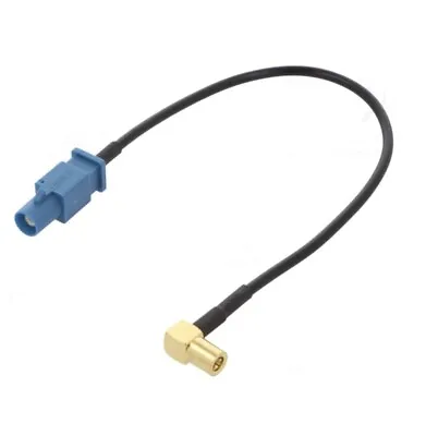 Male Blue Fakra  Connector To SMB Female Brass Fitting Connector Adaptor Lead • £13.22