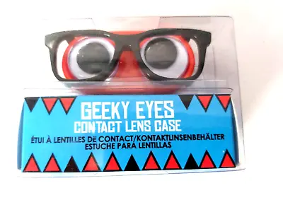 £6.99 • Buy Brand New Geeky Eyes Contact Lens Case - Ideal Novelty Gift Or Stocking Filler