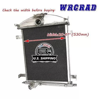 Aluminum Cooling Radiator For  1928 Ford Model A Heavy Duty 3.3L  L4 2 Rows 1928 • $100