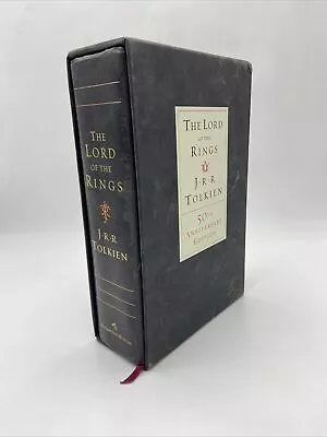 Hardback Novel: JRR Tolkien - The Lord Of The Rings 50th Anniversary Edition • £90.26