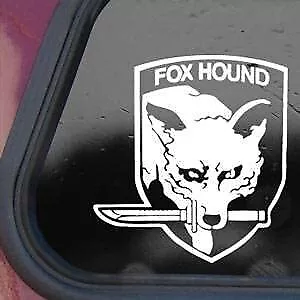 Foxhound Metal Gear Solid Die Cut Vinyl Car Decal Sticker  • $6.99