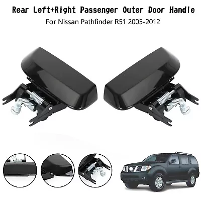 Rear Left+Right Passenger Outer Door Handle For Nissan Pathfinder R51 2005-2012 • $45.89