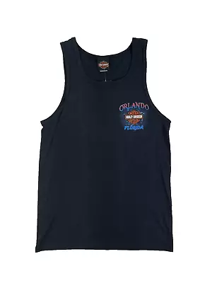 Harley-Davidson Men's Sleeveless T-Shirt Black Size S Orlando NEW 344072 • $20.76