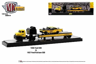 M2 Hauler  Limited Edition** 1956 Ford COE & 1957 Ford Fairlane * ACCEL** 1:64 • $55