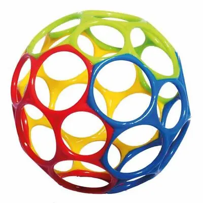 Baby Toy Ball Teether Bright Starts Oball Easy Grasp Newborn Baby Colourful New • £6.95