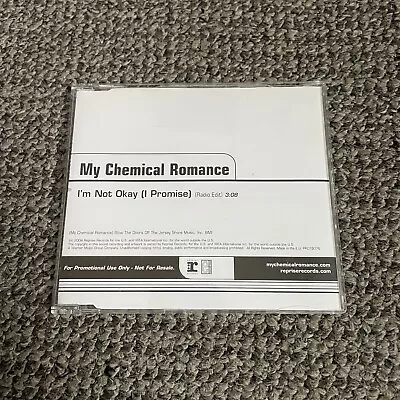 My Chemical Romance - I'm Not Okay (I Promise) PROMO CD 2004 • £42