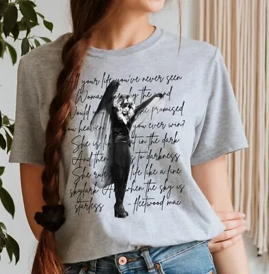 Vintage Stevie Nicks T-Shirt Stevie Nicks Shirt Rock Band Shirt Musician Gift • $13.99