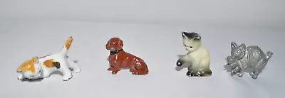 Vintage Cast Cats And Dog Miniature Figurines • $19.99