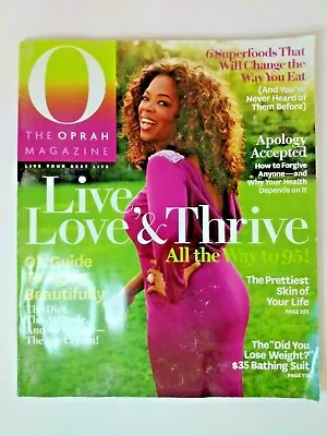 Oprah O Magazine May 2011  Live Love And Thrive  Aging Beautifully • $5.99