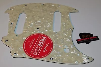 Fender Mustang Pickguard Player Series Pearloid Electric Guitar Parts Project • $69.99