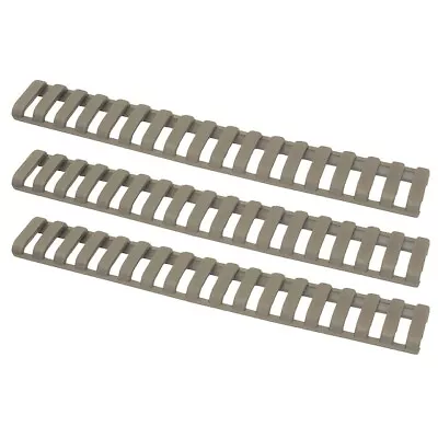 ERGO 4373-3PK-DE FDE Low Pro Picatinny 18-Slot Rifle Rail Covers (3 Pack) • $23.84