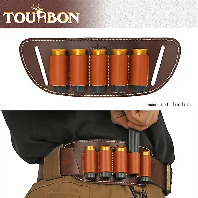 Tourbon 12GA Ammo Belt Band Slide Shells Holder Cartridge Carrier Birds Hunting • $17.09