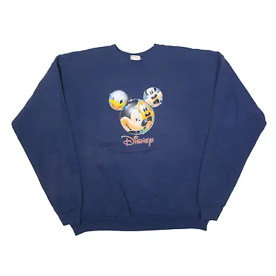 £21.99 • Buy DISNEY Mickey Mouse Sweatshirt Blue Mens XL