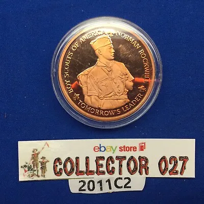 Boy Scout 2009 Occoneechee Council Frends Of Scouting Coin Norman Rockwell  • $19.99
