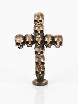 Memento Mori Macabre Cross Of Skulls / Death Heads Trench Art Style Pipe Tamper • $24.85