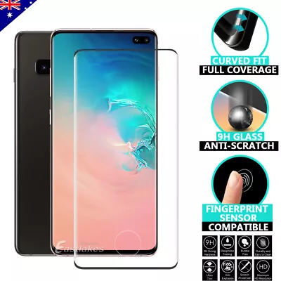 Samsung Galaxy S10 5G Plus S10e S9 Plus Note 10 Tempered Glass Screen Protector • $7.95