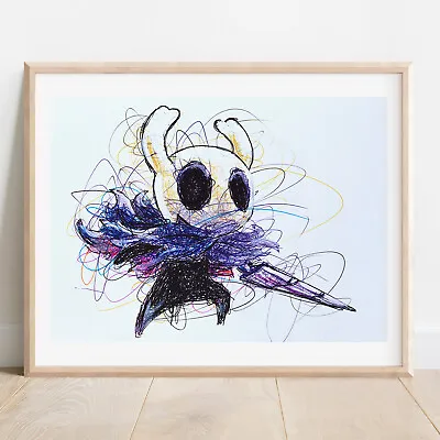 Hollow Knight Ballpoint Pen Print Video Game Poster • $10.99