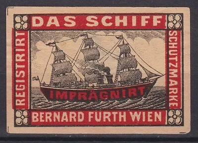 Old Matchbox Label Austria Das Schiff • $3.99