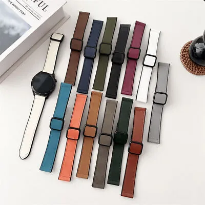 Magnetic Silicone Strap 20/22mm Women Men Rubber Soft Sport Watch Band Bracelet • $5.08