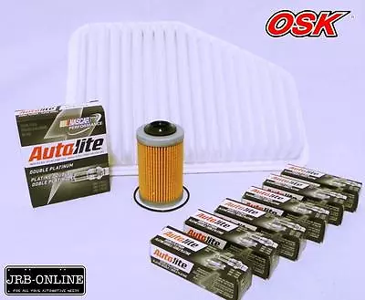 Holden Commodore Ve Ute 3.6l V6 Oil Air Filter Service Kit+spark Plugs 07-09 • $92.02