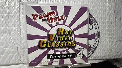 Mega Rare DVD Sleeve PROMO ONLY Hot Video Classics Best 1984-1986 Volume 4  NEW • $149.95