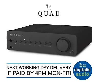 QUAD Vena II Integrated Stereo Amplifier Bluetooth AptX DAC + MM Phono Streamer • £649