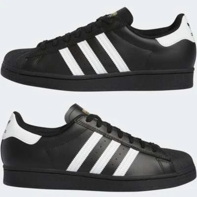$160 • Buy Adidas Shoes Superstar ADV Black White White US SIZE Skateboard Sneakers