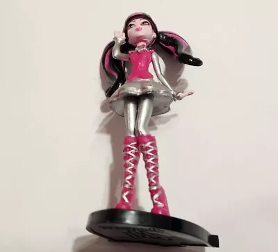 Monster High Doll Draculaura Vampire Plastic Figure 4 Inch Toy On Stand • $4.94