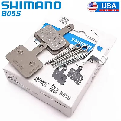 Shimano B05S RX Resin Disc Brake Pads Spring&Pin Original Package Fit B01S Altus • $10.99